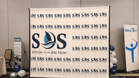 pop up logo banner (no stand)