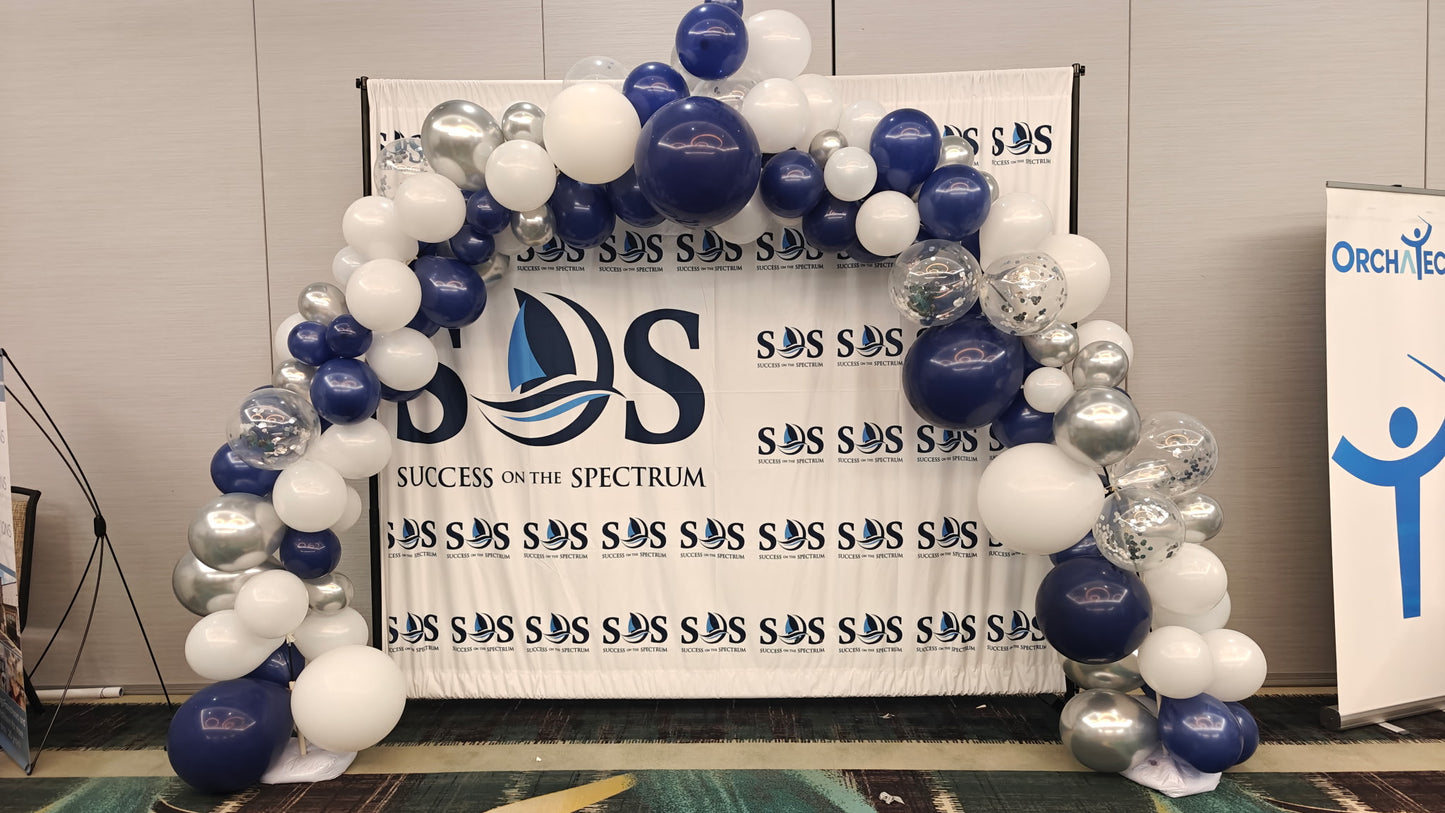 pop up logo banner (no stand)