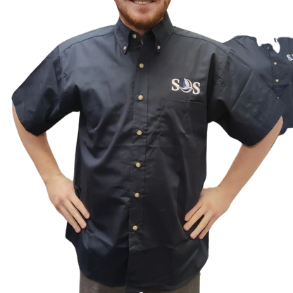 Short Sleeve Button Down Dress Shirt